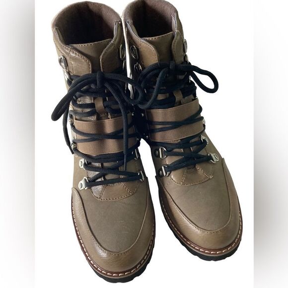 Nautical Brown Lace up Boots 8.5 - Picture 2 of 8